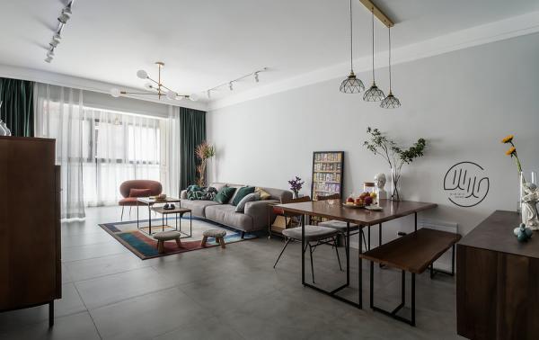 中海蘭庭100平小戶型設計裝修實景