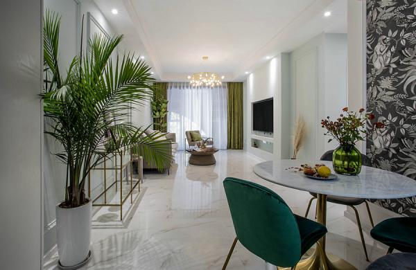 銀海灣85平現(xiàn)代輕奢設(shè)計(jì)裝修實(shí)景