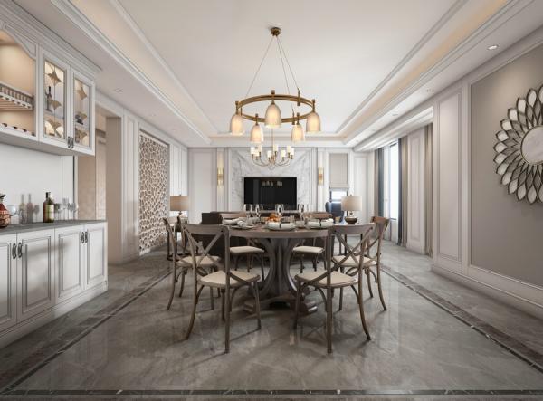 紫云府140平美式設計裝修