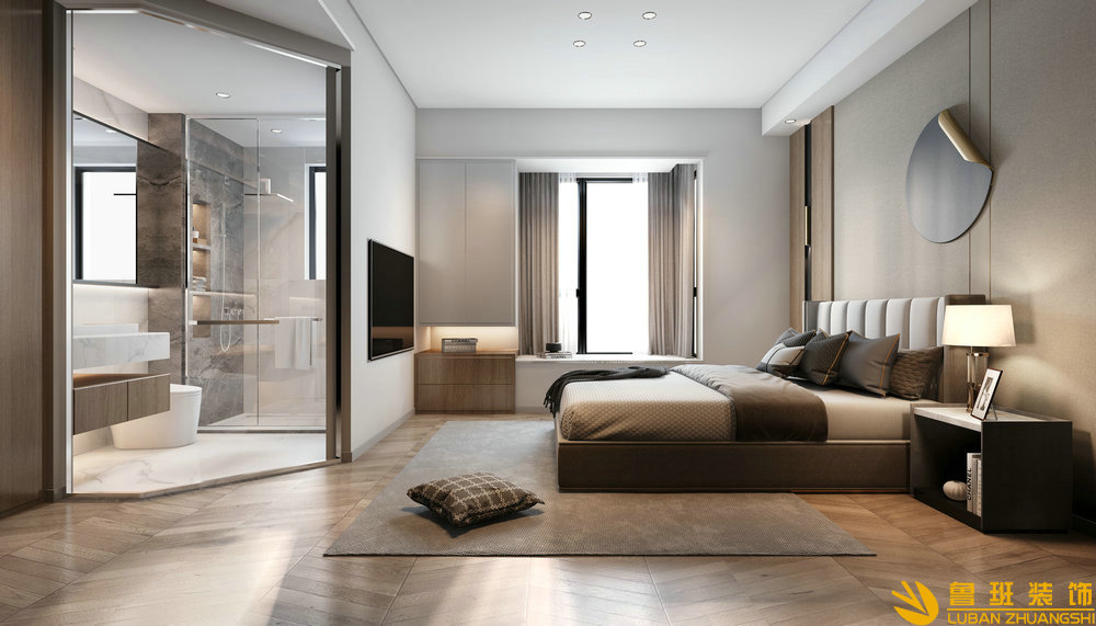 富善三室兩衛現代風格104平臥室