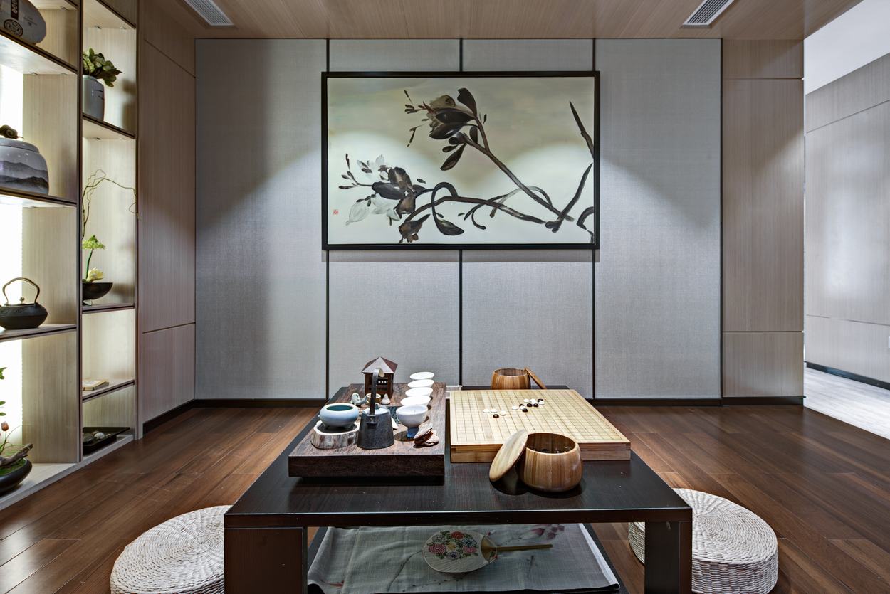 錦巷闌臺別墅裝修實景圖茶室