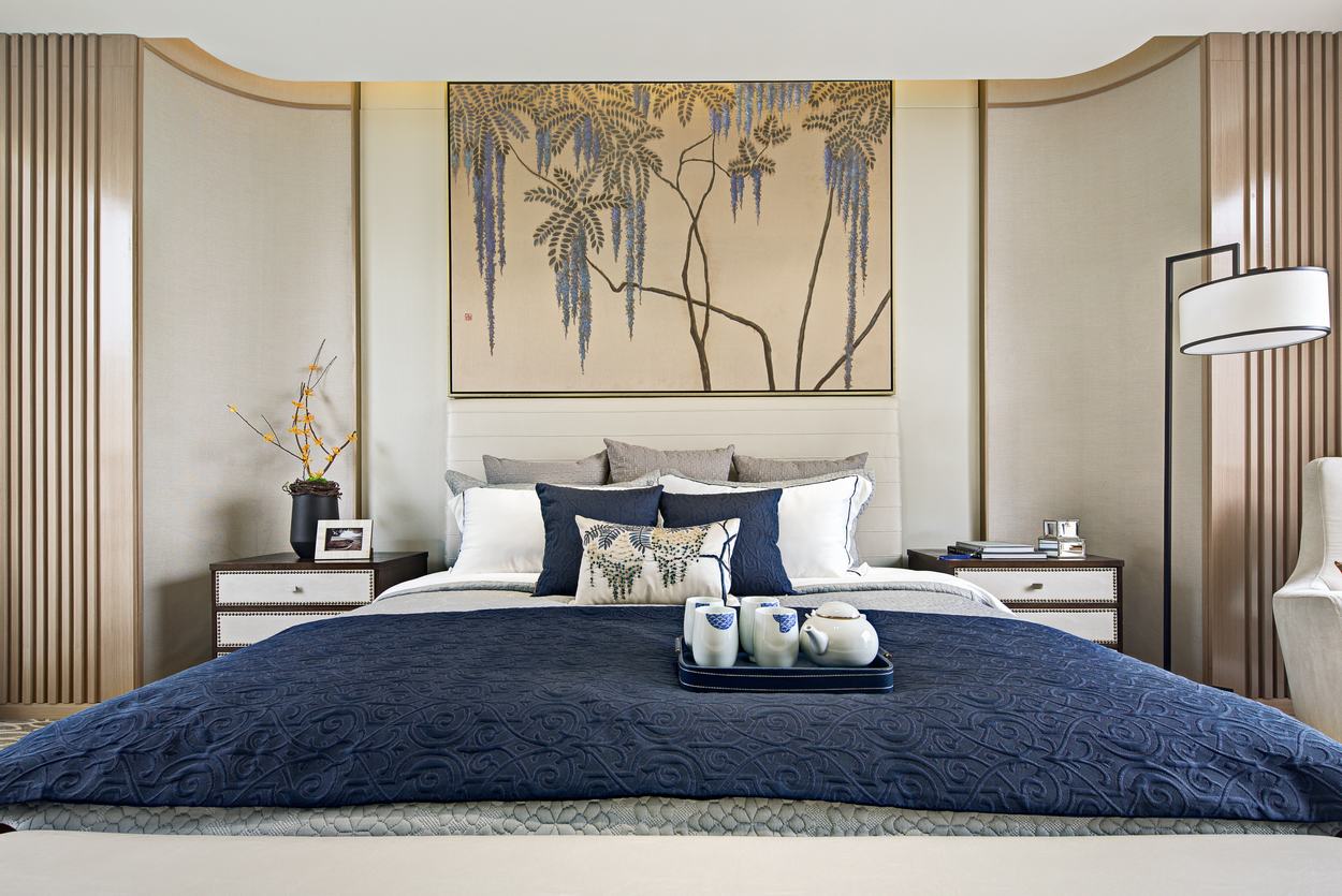 錦巷闌臺別墅裝修實景圖臥室1