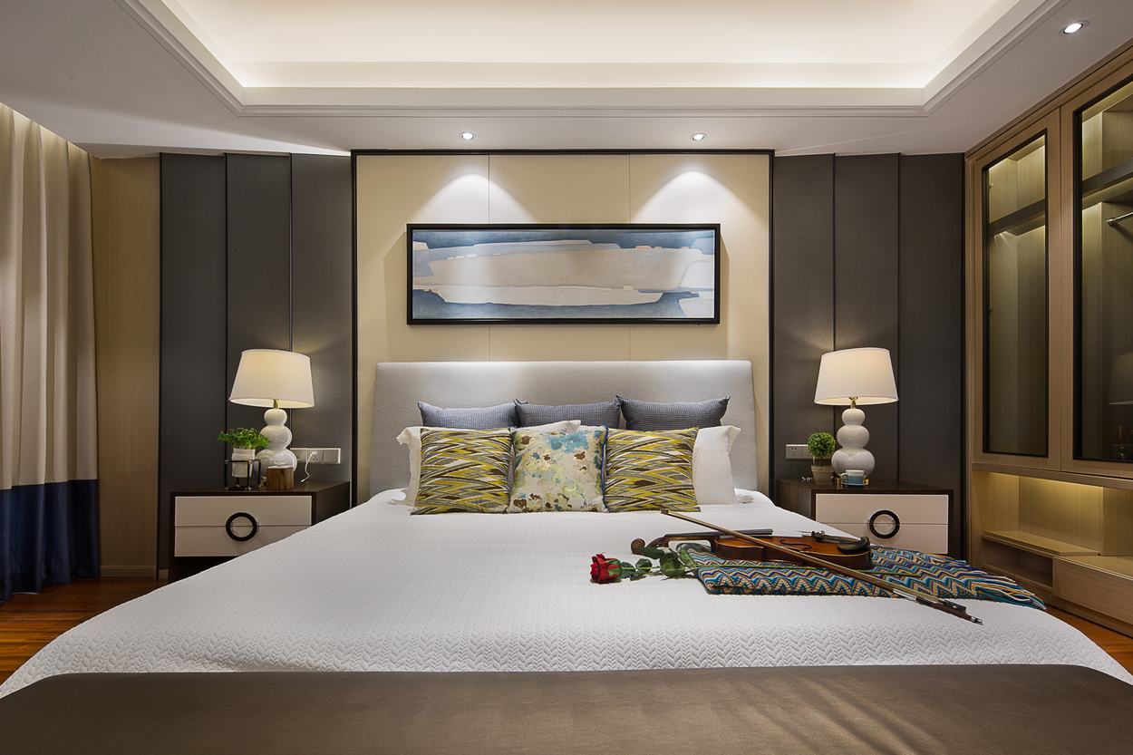 錦巷闌臺別墅裝修實景圖臥室2