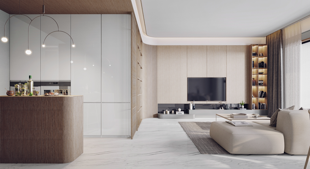 麓湖-云龍薈自然風153平層設計餐廳