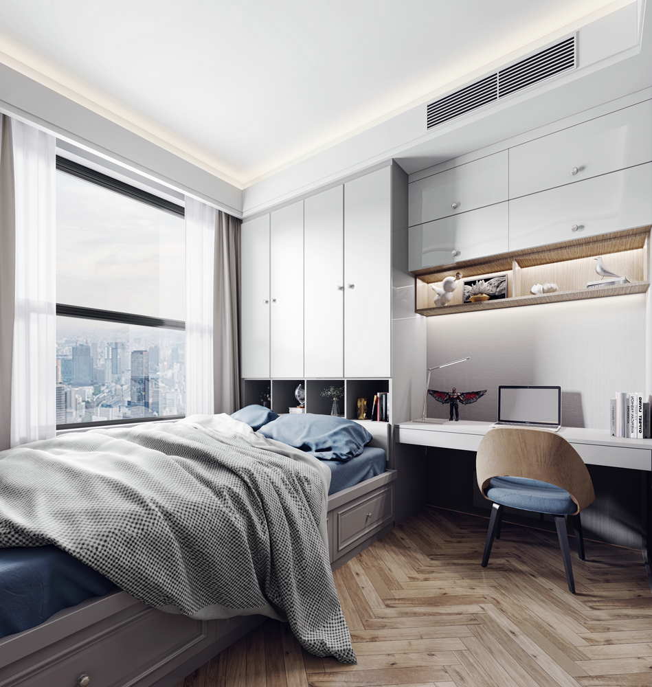 麓湖-云龍薈自然風153平層設計次臥