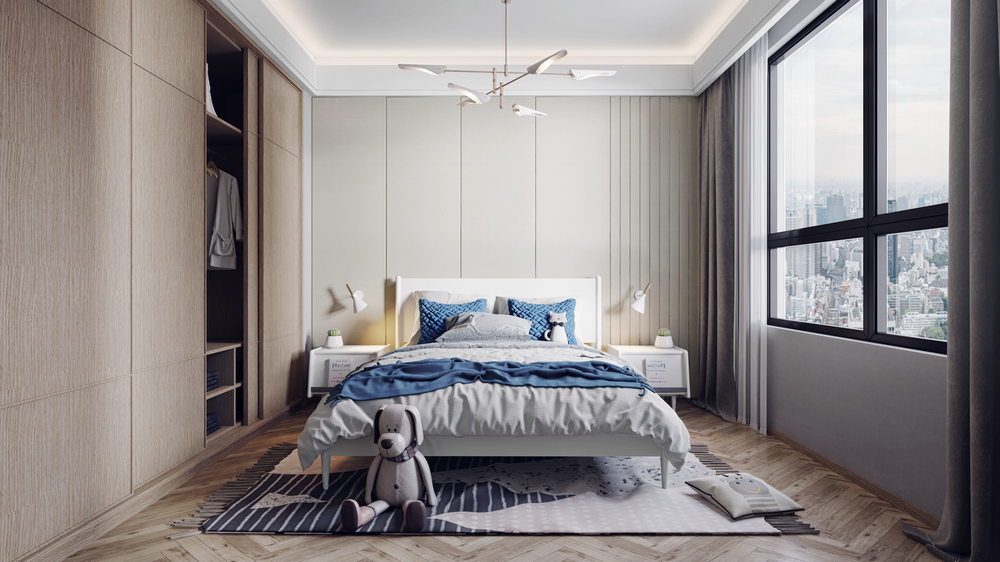 麓湖-云龍薈自然風153平層設計兒子房