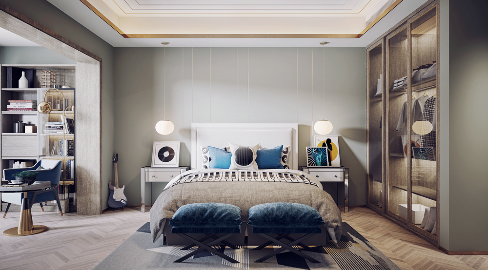 南湖國際珍湖大平層魯班設計裝修老人房