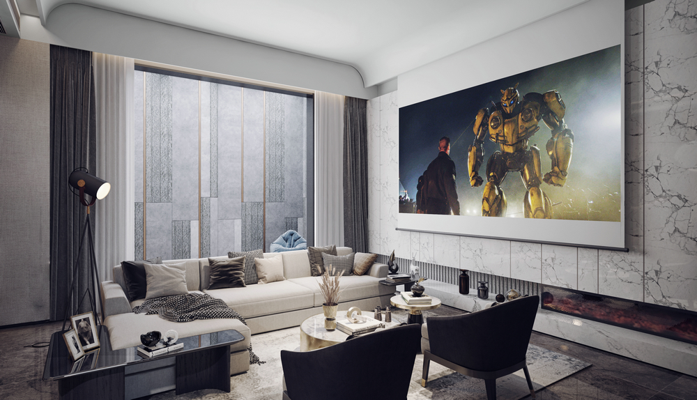 西派瀾岸550平別墅設(shè)計(jì)休閑廳