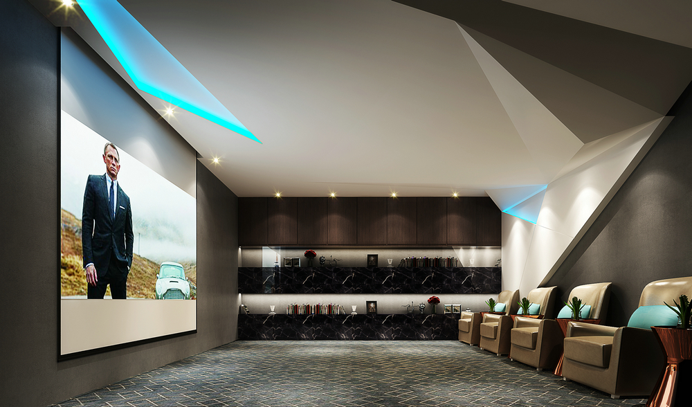 雅居樂十里花巷別墅設計影音室