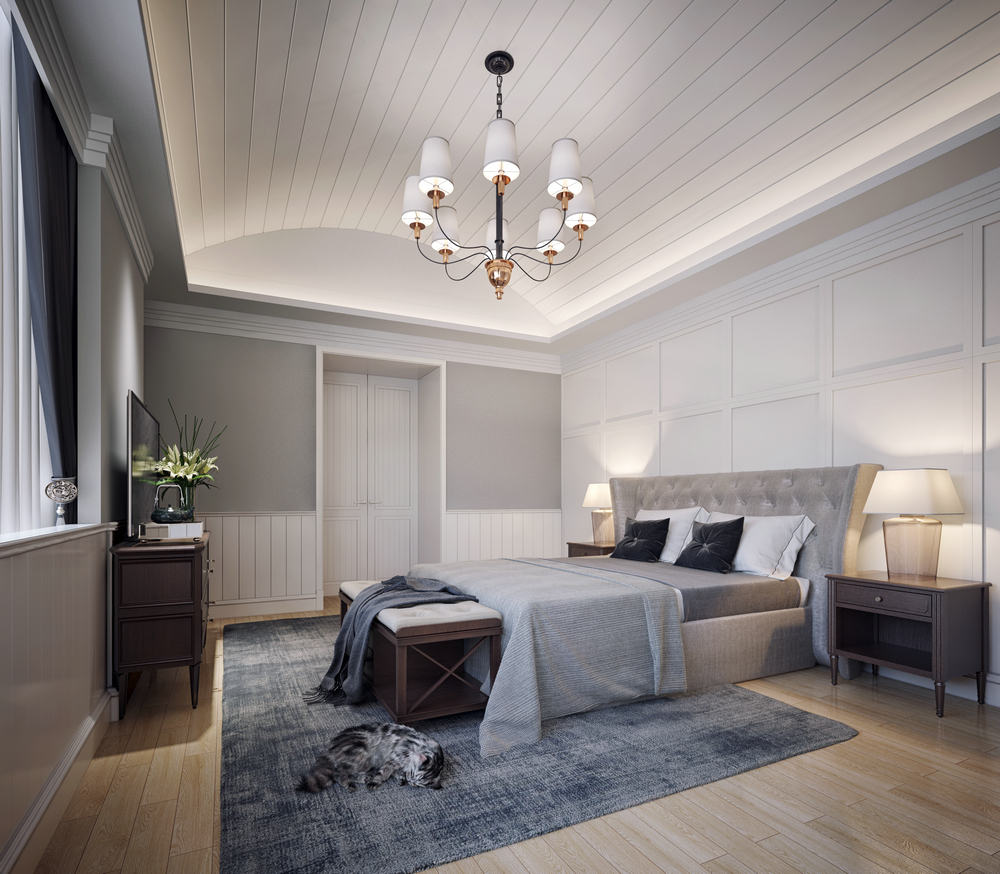 紫檀320平別墅設計主臥