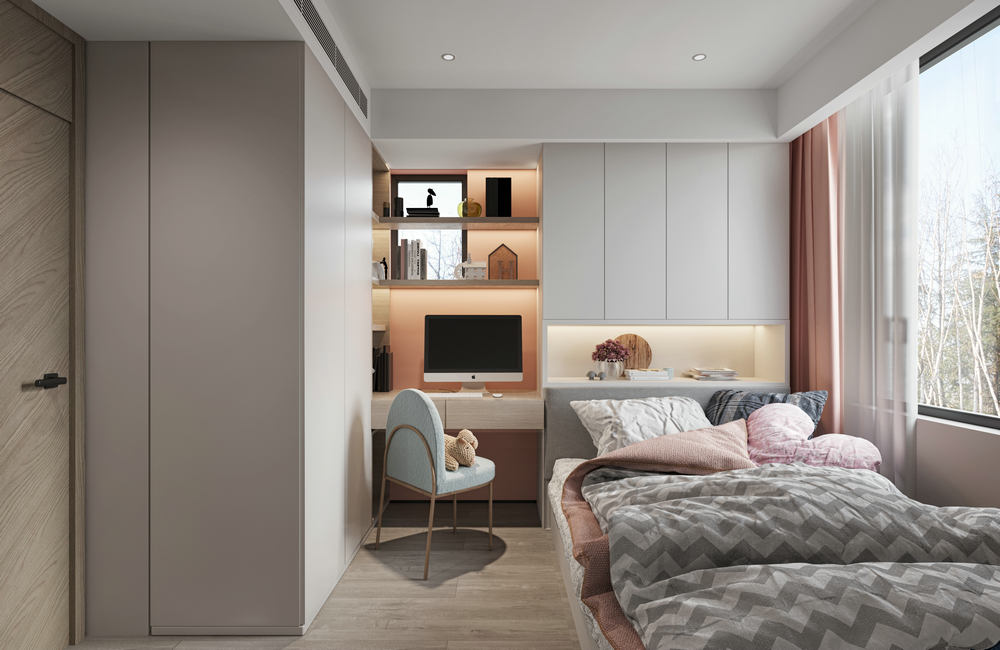 左岸花都160平平層設計女兒房