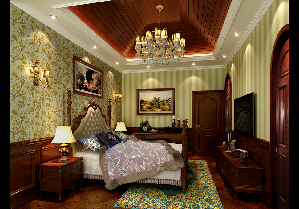 洛森堡別墅設計臥室