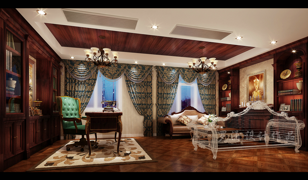 洛森堡別墅設計主臥