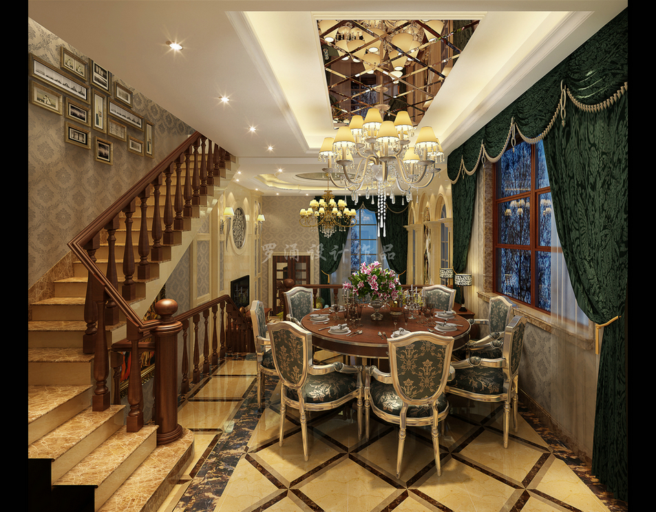 綠水康城別墅設(shè)計餐廳