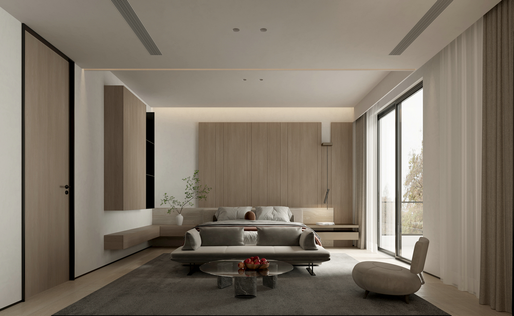 濱江天樾別墅設計主臥