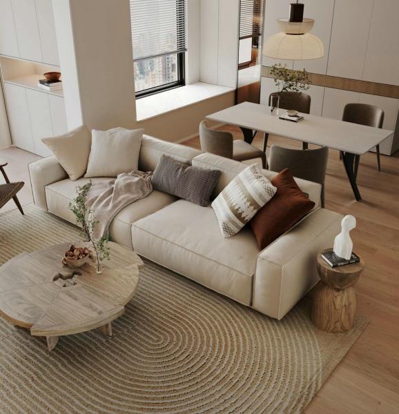 北辰南湖香麓140平方中戶(hù)型裝修設(shè)計(jì)