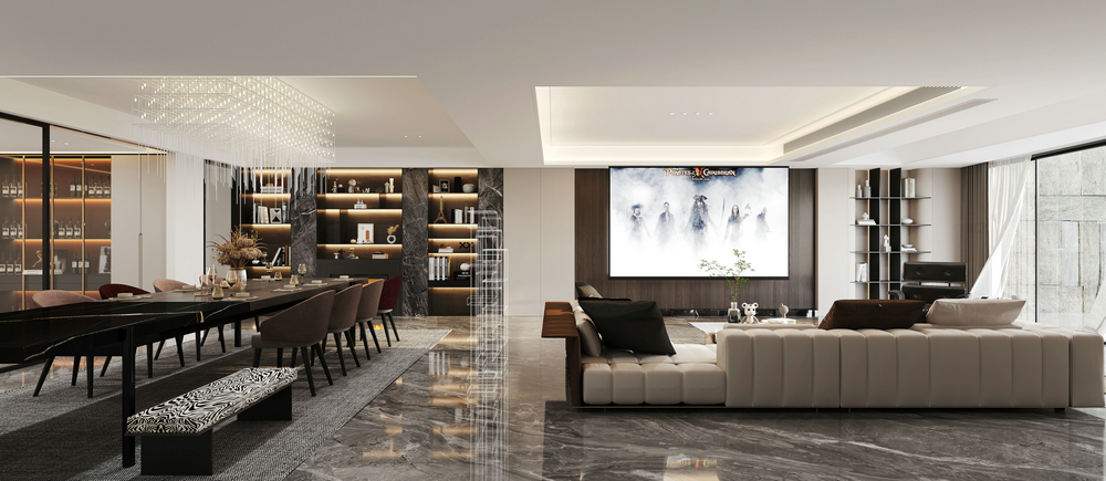 濱江天越現代輕奢300平米餐廳