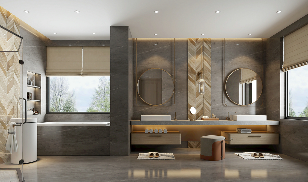 東湖花語450平輕奢別墅設(shè)計(jì)衛(wèi)生間