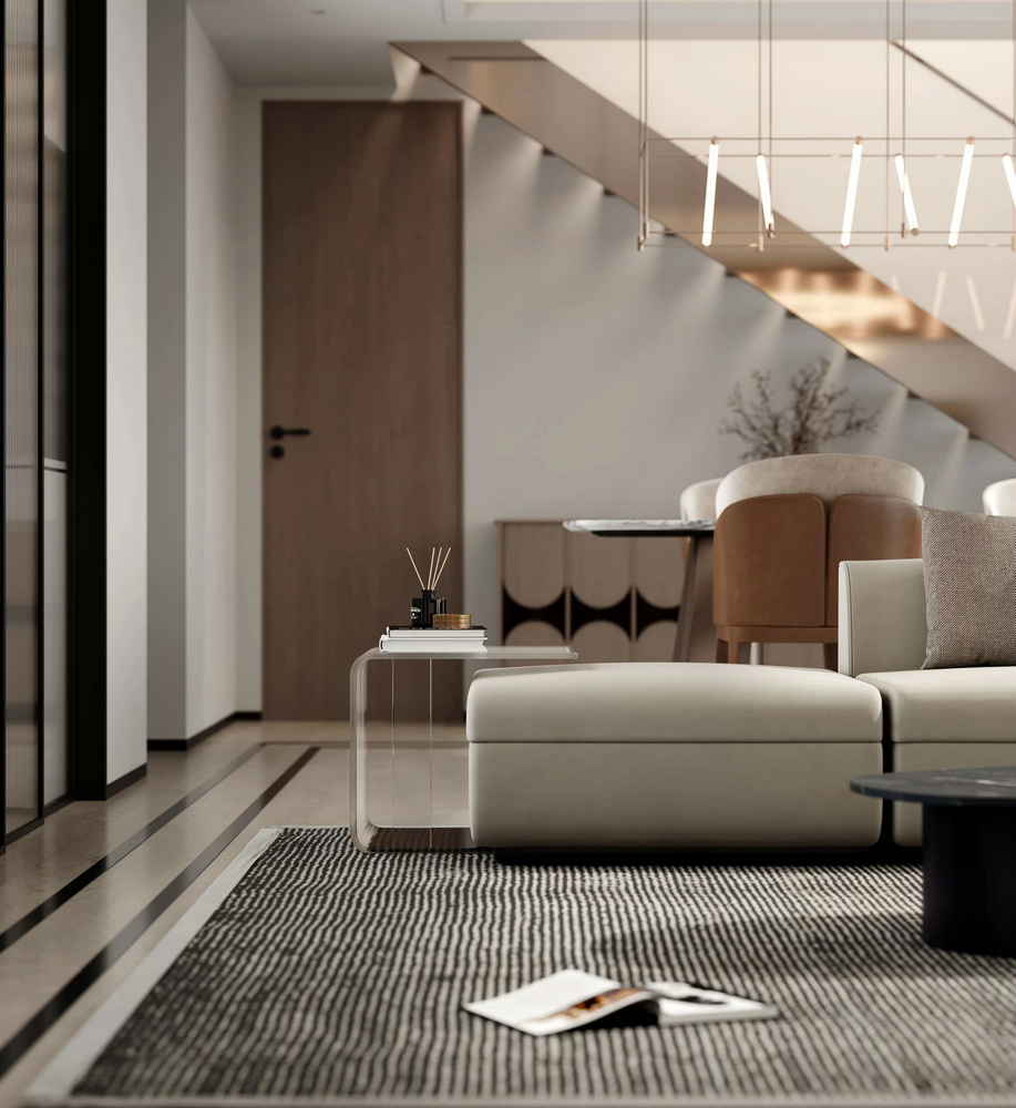 中糧瓏悅錦云200平躍層設(shè)計(jì)門廳