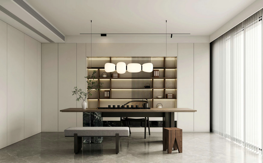 中糧瓏悅錦云200平躍層設(shè)計(jì)茶室