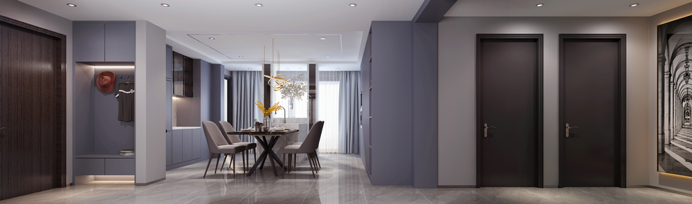 復(fù)地金融島130平方設(shè)計(jì)餐廳