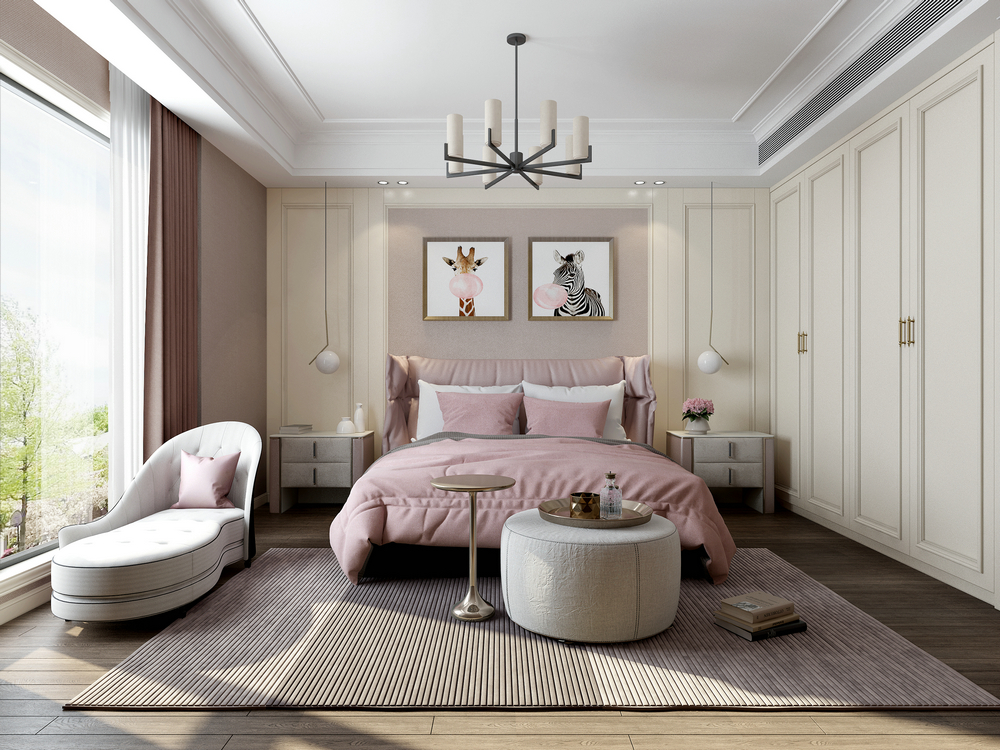 四海逸家160平躍層設計臥室