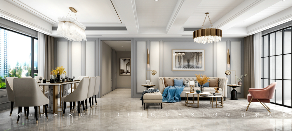 五洲花園180平設(shè)計(jì)餐廳