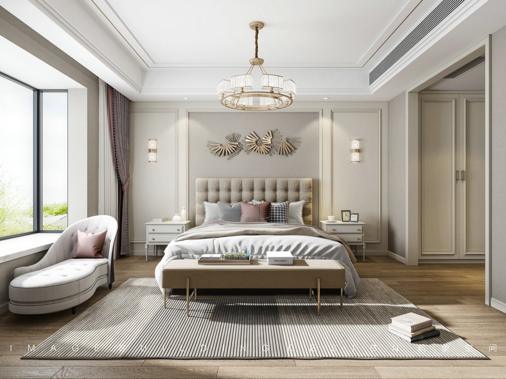 五洲花園180平設(shè)計(jì)臥室