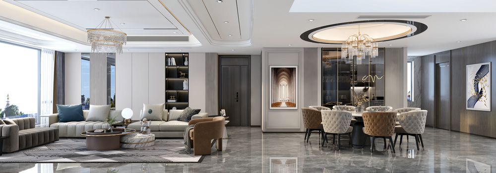 香楠國際300平現代輕奢設計餐廳