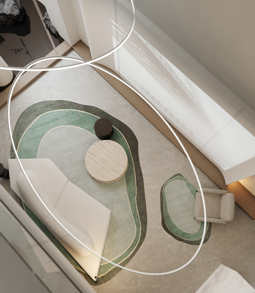 中南樾府別墅設(shè)計(jì)客廳