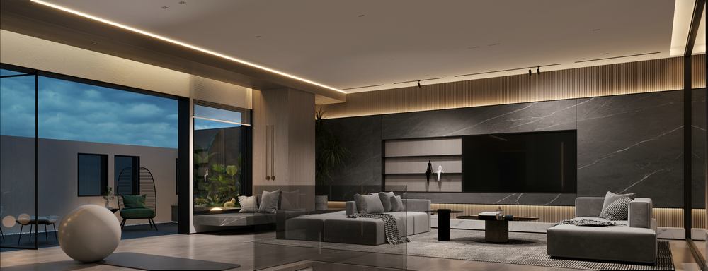 宸光和悅上疊設計客廳