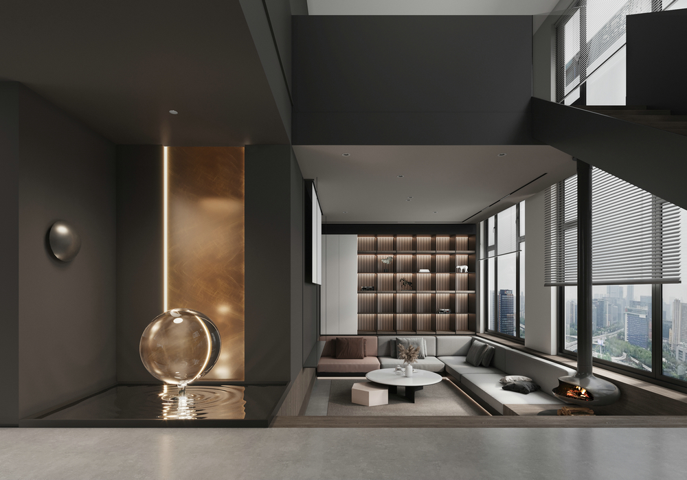 信合御龍山躍層暗黑系列炫酷設計娛樂K歌