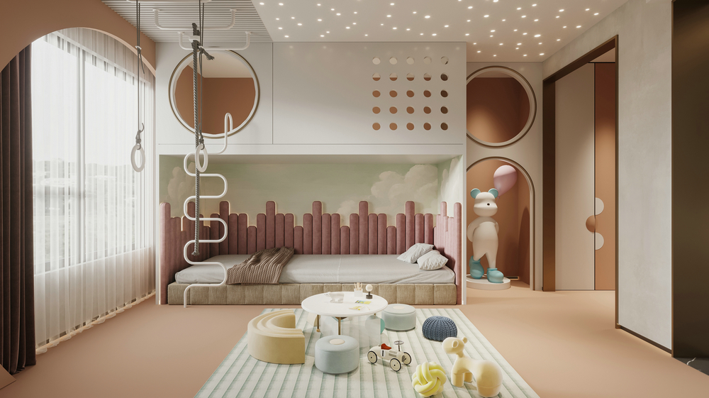 蘭香湖壹號230平現代輕奢設計兒童區