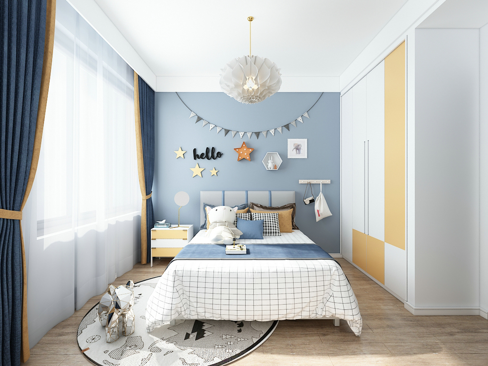 保利拉菲公館180平大平層設計兒子房