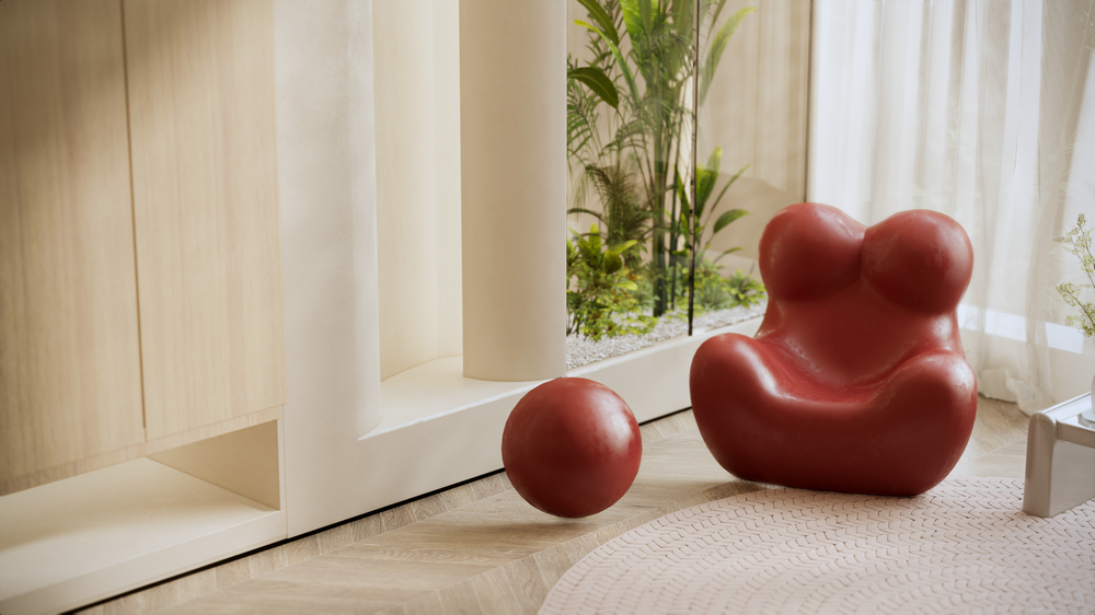 麓湖麒麟薈230平躍層設計休閑椅