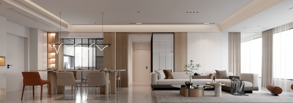 凱德世紀名邸三居室設計餐廳