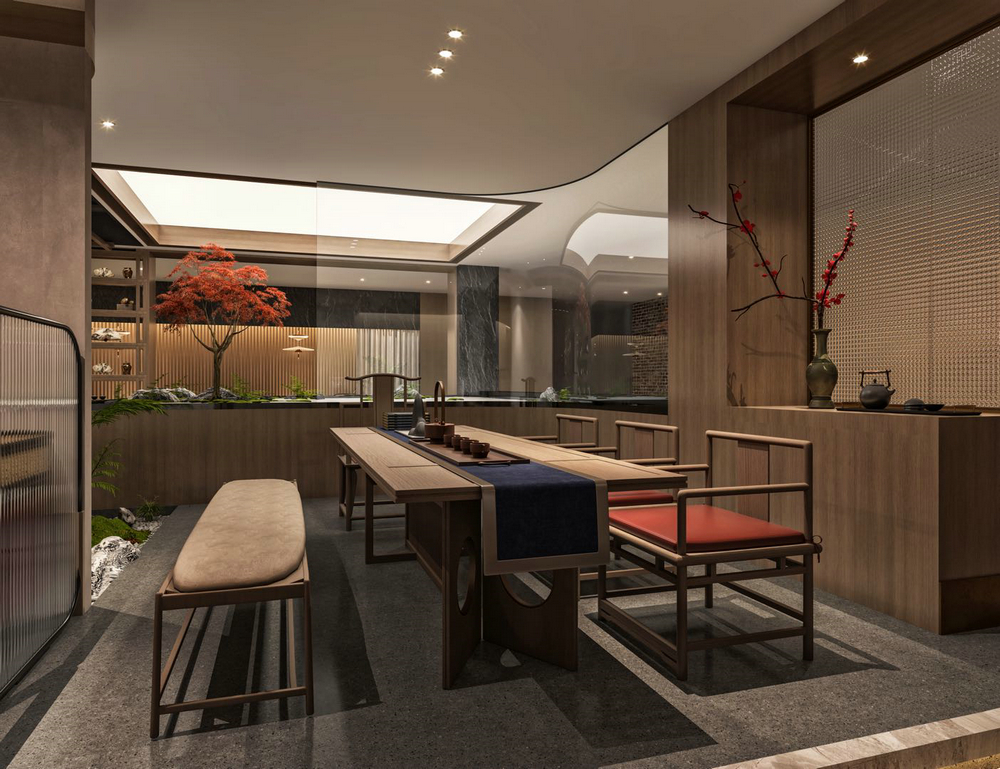 西門里茶餐廳設計1000平品茗