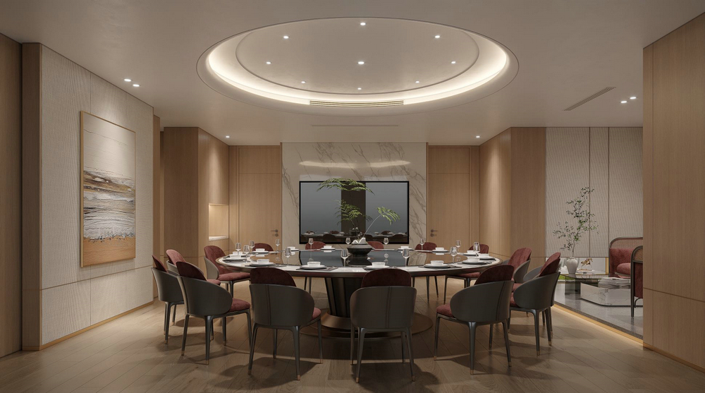 西門里茶餐廳設計1000平大包間