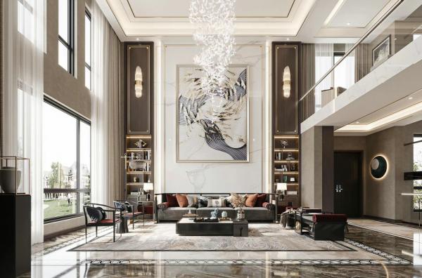 芙蓉古城800平方新中式設計