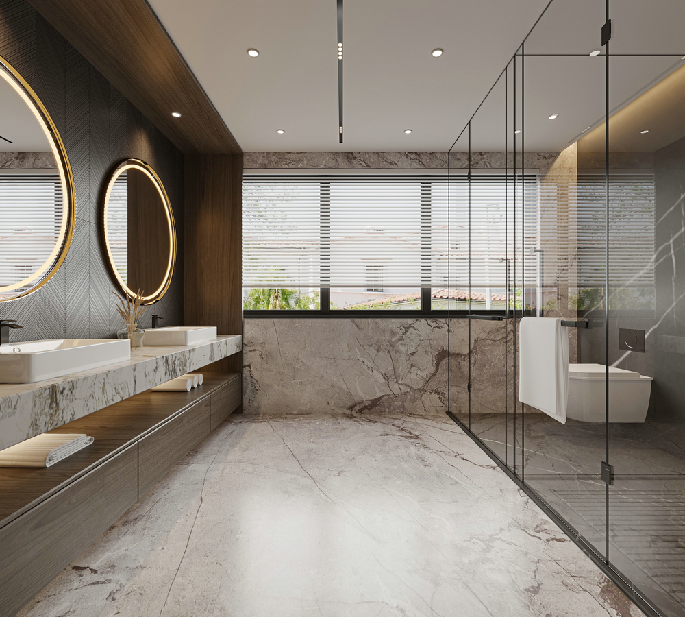 三利宅院800平現(xiàn)代風設(shè)計公衛(wèi)