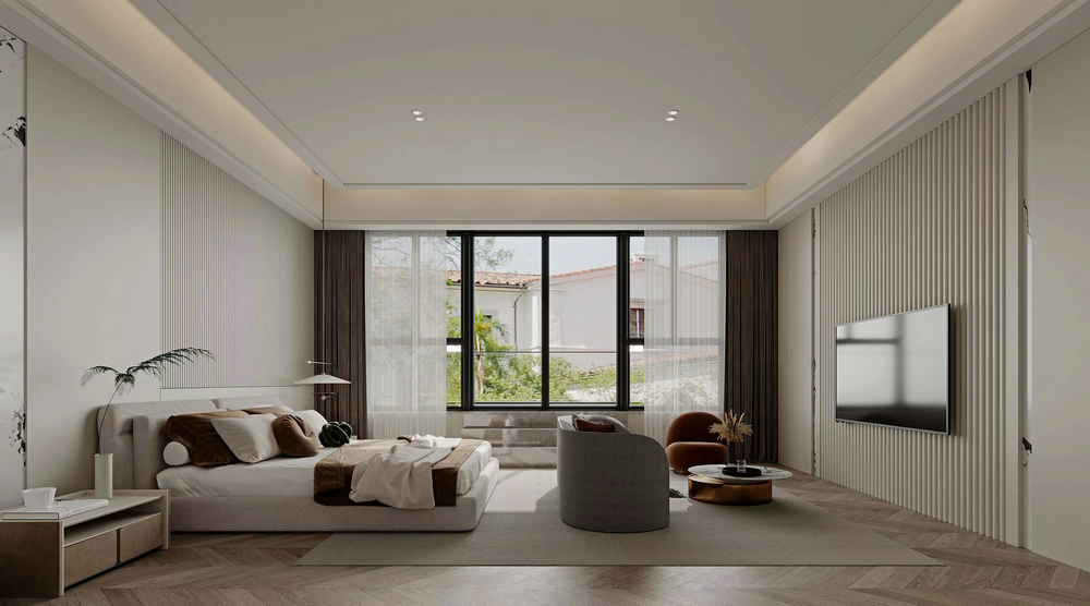 西貴堂380平別墅設計臥室