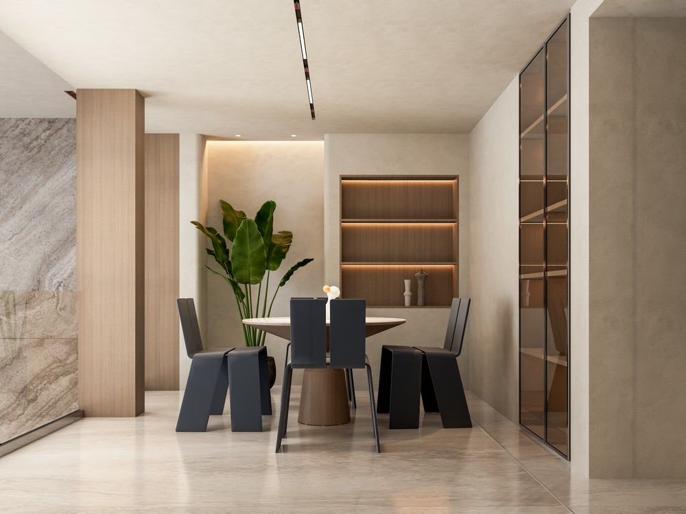 南郡七英里400平聯(lián)排別墅設(shè)計(jì)中餐廳