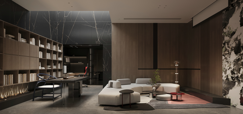 奧園云璟230平意式輕奢設計休閑區