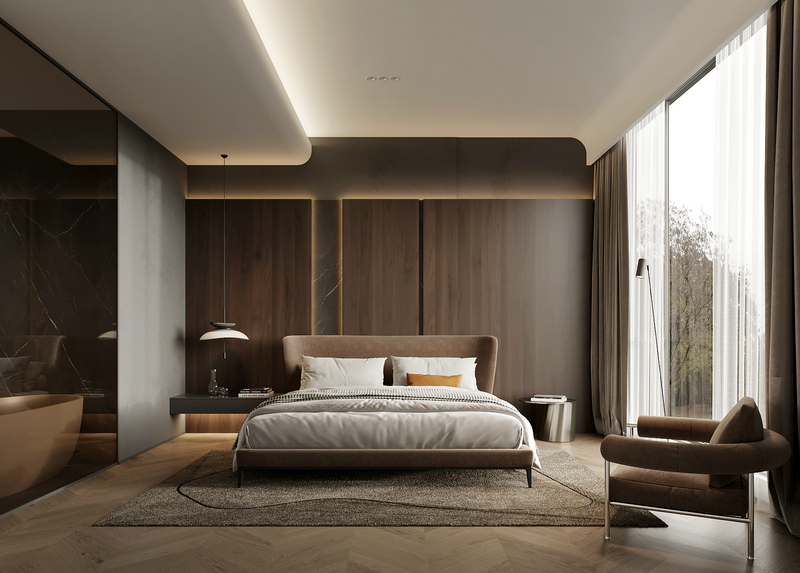 奧園云璟230平意式輕奢設計主臥