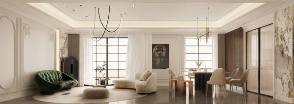 北辰香麓180平現代法式