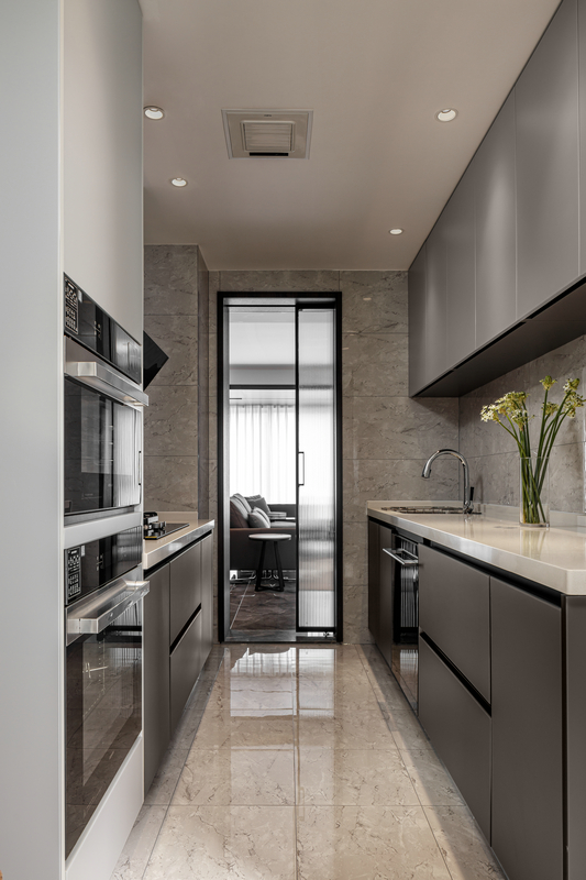 ?花照云庭170平現代實景圖廚房