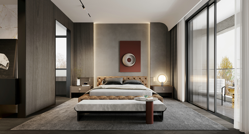 江蘇別墅別墅|異地設計400平主臥