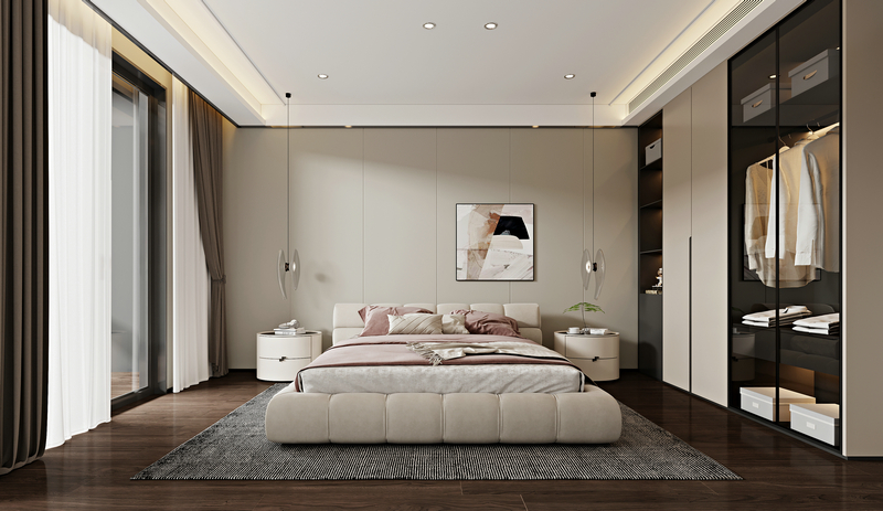 鳳起蘭庭280平聯排設計裝修次臥