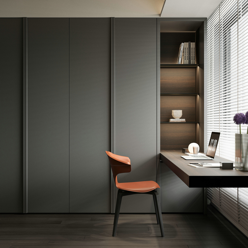 復地金融島220平大平層設計裝修書桌區