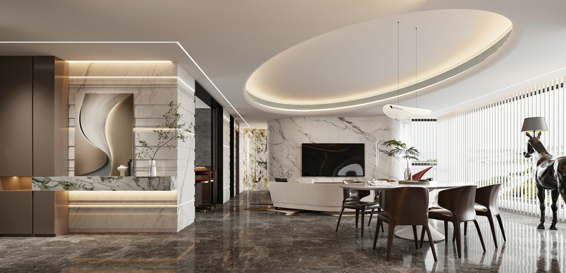 中海浣云居188平現代風格設計客廳